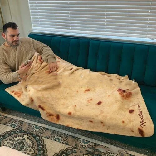 

Tortilla Blanket Burrito Soft FleeceThrow Blanket Large Tortilla de Harina Burrito Blanket tortilla swaddling blanket