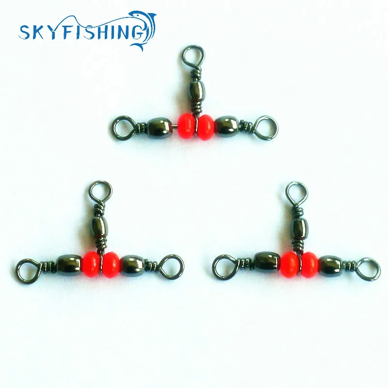 Hot Sale Free Shipping 20Pcs/lot 3 Way Red Brass Fishing Barrel 10*12