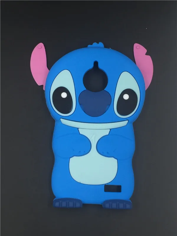 

Lovely Cute 3D Cartoon blue Stitch Soft Silicon Cover Case For Motorola Moto E4 Plus EU Version 5.5inch XT1770 XT1773 Phone case