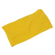 " Женская широкая Йога Танец Спортивная Повязка для головы повязка-стрейч на голову эластичная повязка-желтый