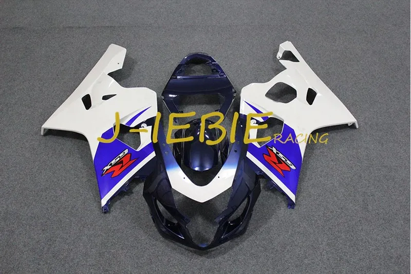 

Black blue white Injection Fairing Body Work Frame Kit for SUZUKI GSXR 600/750 GSXR600 GSXR750 2004 2005