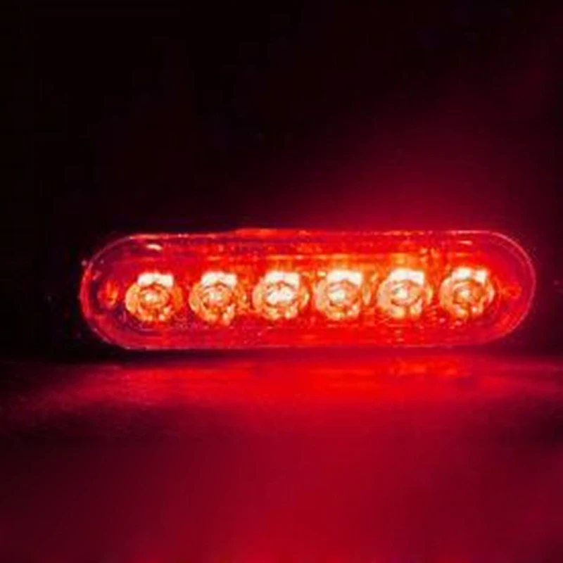 

6LED Car Truck Blue Beacon Warning Hazard Flash Strobe Light Lamp Super Bright