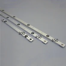 Алюминиевый сплав T-слот рельс под углом и крючок выдвижной стол пилы Торцовочные калибровочный стержень деревообрабатывающий инструмент «сделай сам»; 300/450/650/850 мм