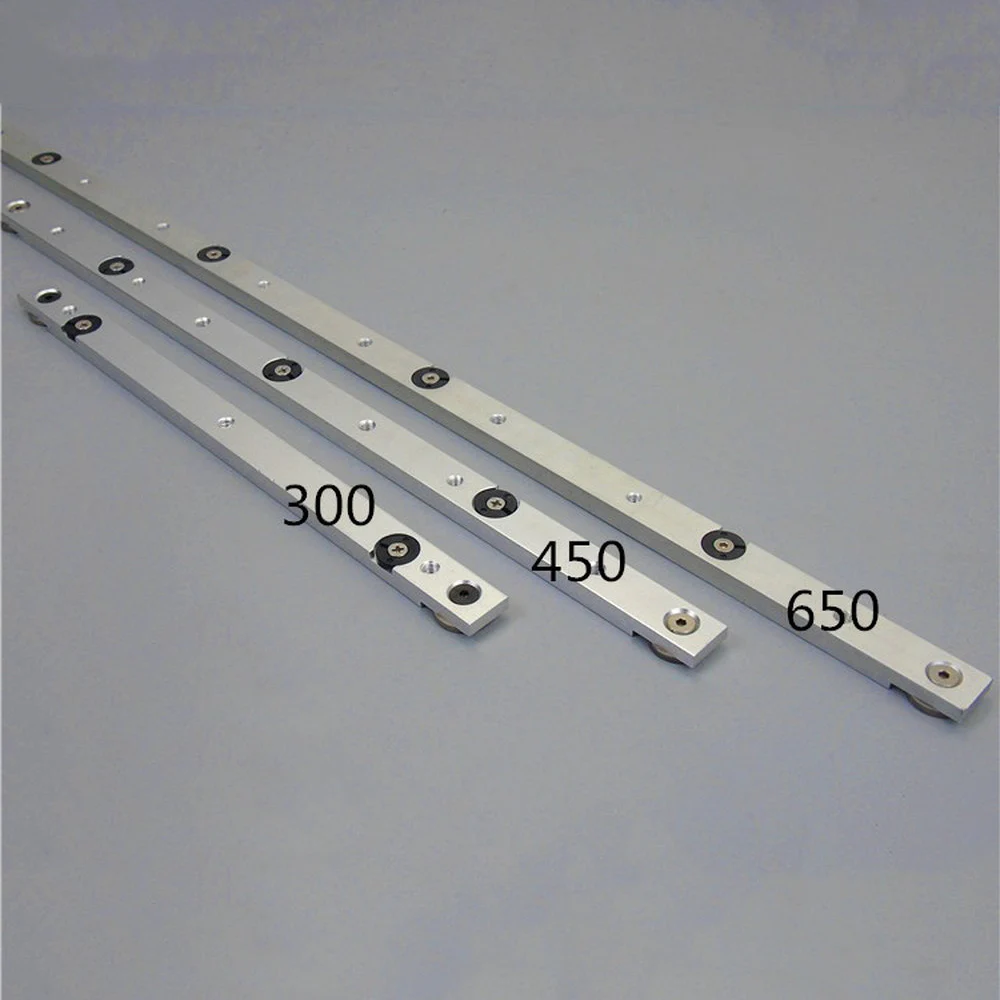 

30/45 Type Universal T-track Slider Aluminium Alloy Miter Bar Slider Table Saw Miter Gauge Rod DIY Woodworking Tools 300-850MM