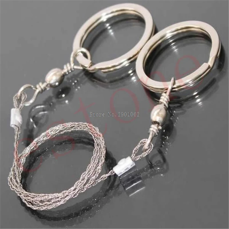 Field Survival Stainless Wire Saw Hand Chain Saw Cutter Outdoor Emergency Fretsaw Camping Hunting Wire Saw