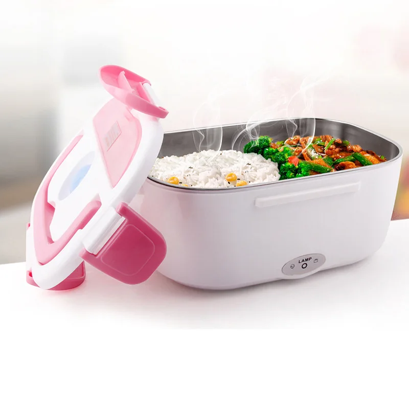 

220V Thermal Insulating Container Heat Preservation Lunch Box Electric Heating Food Container