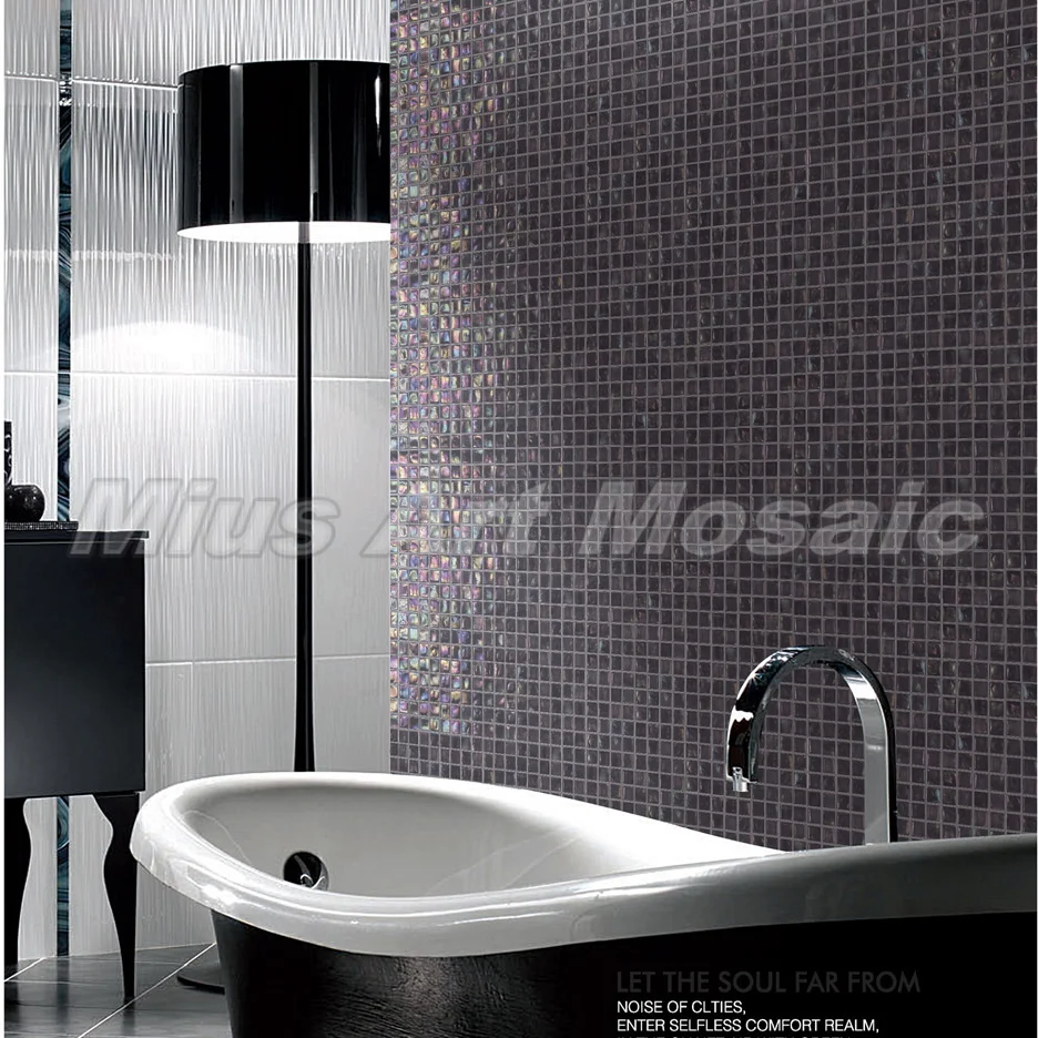 Confronta i prezzi su black glass tile shopping online ...