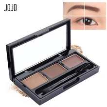Макияж для глаз JOJO 3 цвета минеральная пудра для бровей усилитель палитра для макияжа водонепроницаемые устойчивые тени для глаз Макияж набор инструментов