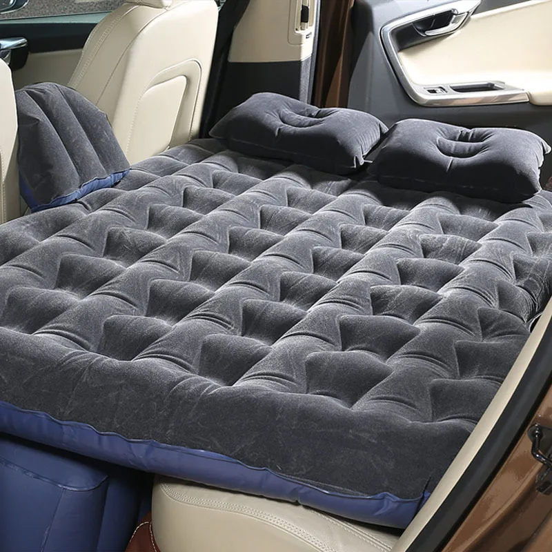 Кровать для автомобиля на заднем сиденье диван-кровать надувной матрас для toyota harrier highlander kluger hilux 2012 2013 - Название цвета: Черный