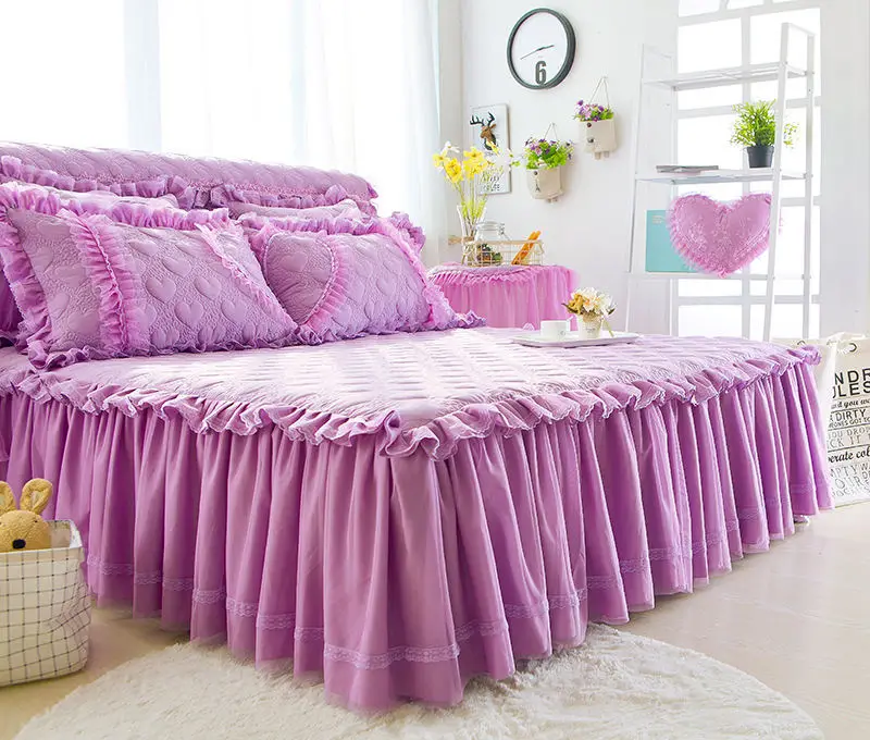 1 шт роскошное кружевное постельное покрывало высокого качества принцесса набор постельного белья разнообразие стилей - Цвет: 08