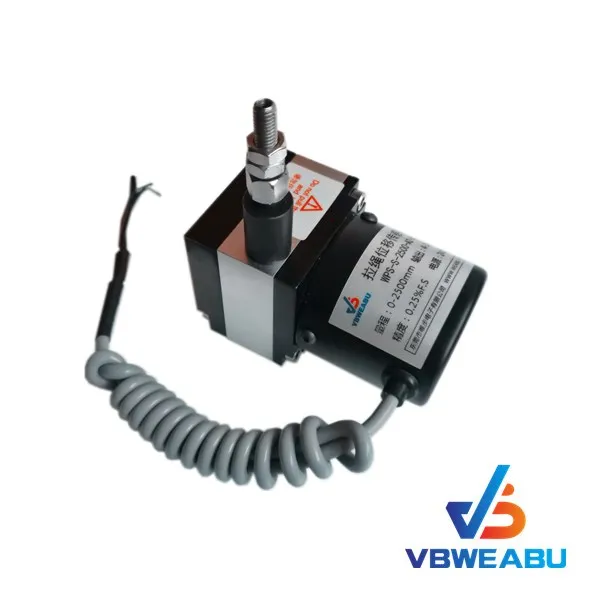

Miniature paull wire displacement sensor 0-1 Mira rope sensor current 3 wire output small pull rope ruler