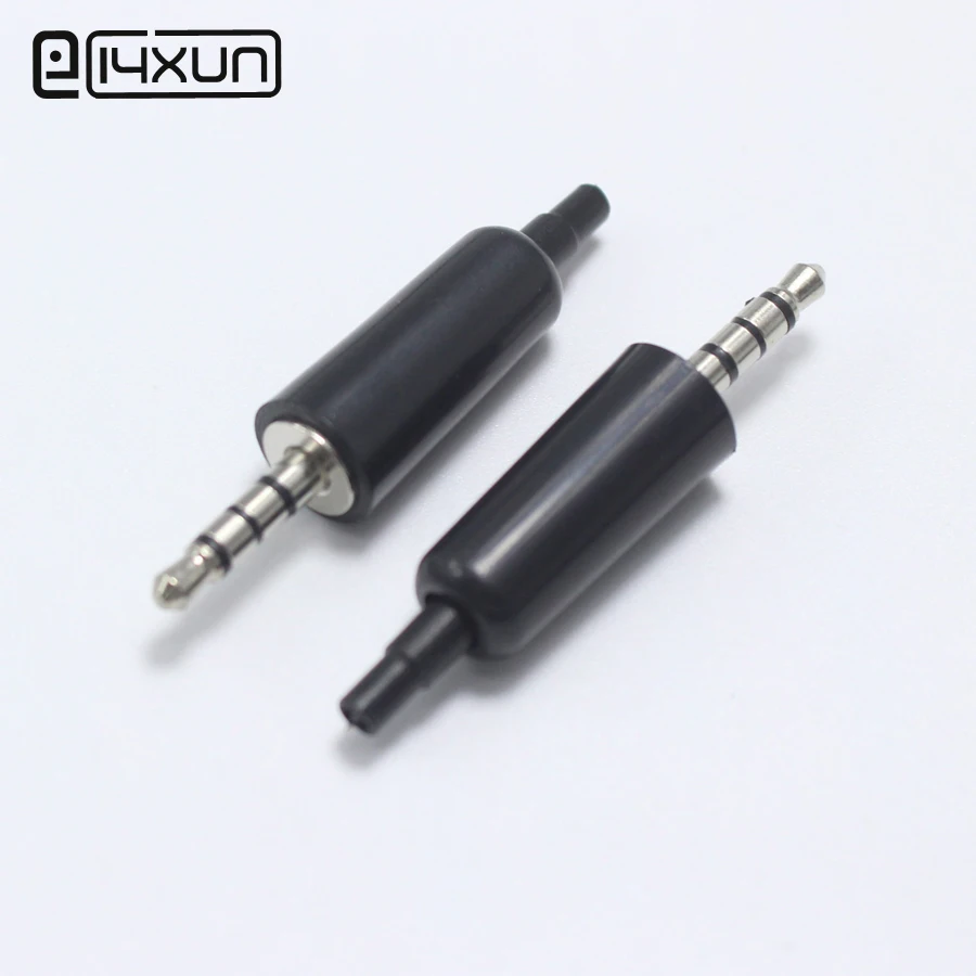 1pcs 3.5mm 4 Pole Audio Plug Connector with Tail 3.5 1/8" Stereo Repair