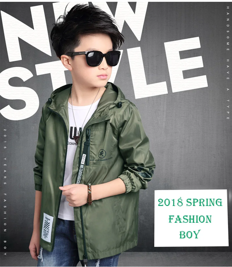 jackets for boys kids clothing sport coat windbreaker children Outerwear (2)