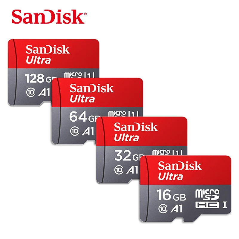 Карта памяти SanDisk Micro SD 16 ГБ 32 64 128 ГБ|Карты памяти| |
