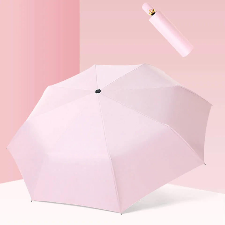 Jelly складной автоматический зонтик дождь для женщин конфеты Авто ветрозащитный Зонты мужские рамы Ветрозащитный путешествия зонтик