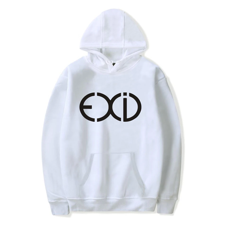 EXID принт ярко розовый символ повседневные толстовки Mannen HANI Nieuwe Europese Stijl Harajuku Хип