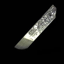 0,25 мм 17 Pin татуировки для бровей превосходный микроблейдинг лезвия для перманентного макияжа ручка-держатель игл 3D бровей вышивка