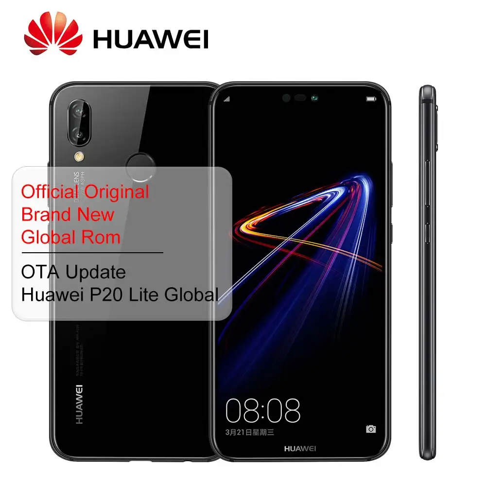 Huawei P20 Lite Nova 3e глобальная Версия Дополнительно 4G 6 Octa Core двойной сзади