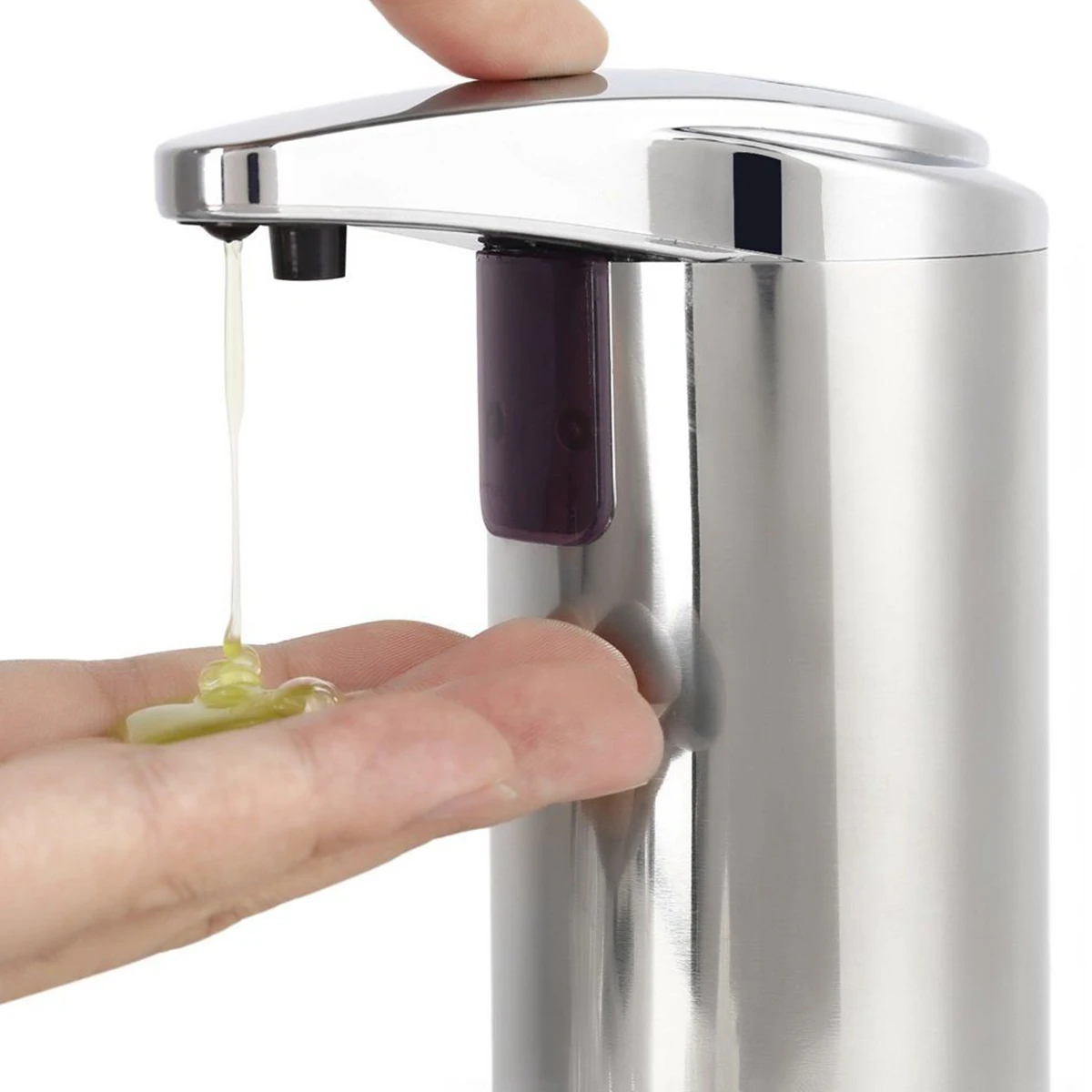 

280ML Touchless Automatic Soap Foam Dispenser Hands-Free IR Motion Sensor Foaming Pump Auto Soap Dispenser