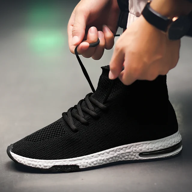 Running Shoes Man High top Comfortable Men Sneakers Trend Brand Sports