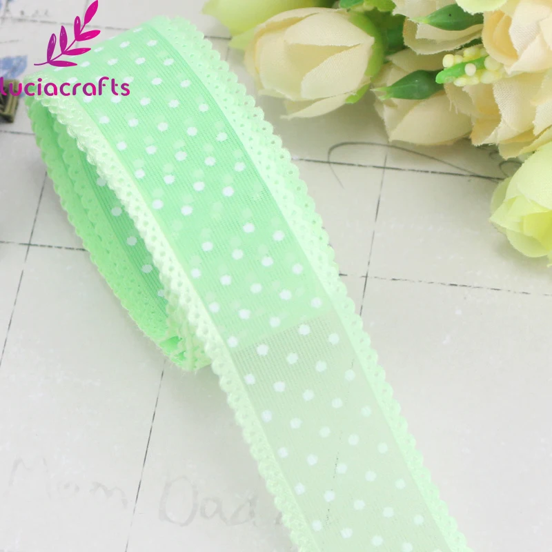Lucia crafts 5 лет/12 лет кружевная лента из органзы в горошек для девочек аксессуары