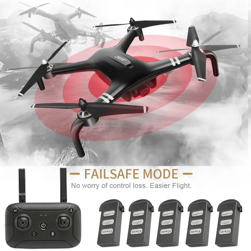 Квадрокоптер JJRC X7 с двойным GPS Wi Fi 1080P HD FPV бесщеточный RC RTF Gimbal 23 минуты полета