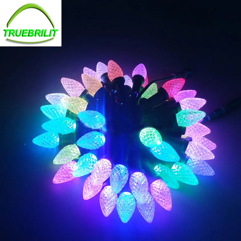 Christmas lights fairy guirlande lumineuse LED ball Garland string lights holiday lighting 220V 5Meter party decoration lamps