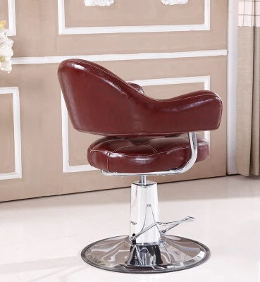 Upscale hairdressing chair adjustable pedal barber chair special hair salon chair lift 