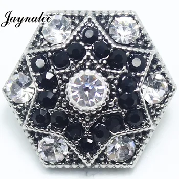 

10pcs/lot fashion ginger 18-20mm Metal Snaps Rhinestone charms charms Jewelry fit 18mm Snap Bracelets Bangles Jewelry GS1208246