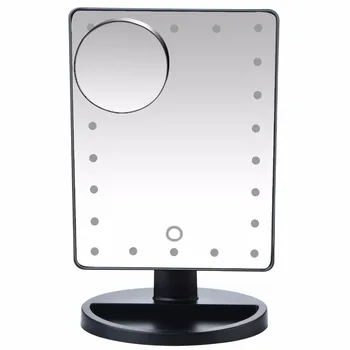 

180 Degree Rotation Makeup Mirror With Led Light 10X Magnifying Mirror With Suction Cups Vanity Mirror Light Makeup Accessories