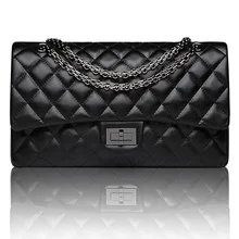 Echtes leder damenhandtasche umhängetasche damen kette tasche weibliche crossbody taschen bolsa feminina bolso mujer für frauen HEIßER