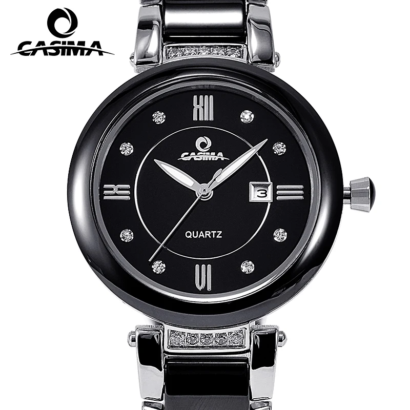 CASIMA Luxury Brand Women Watches Ladies Fashion Elegance Casual Ceramic Table Quartz Wrist Watch Clock Saat Relogio Feminino CASIMA Luxury Brand Women Watches Ladies Fashion Elegance Casual Ceramic Table Quartz Wrist Watch Clock Saat Relogio Feminino