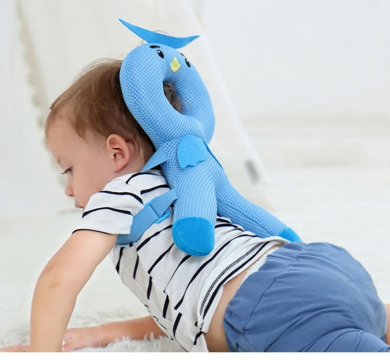 Мультяшная защитная подушка для головы новорожденного ребенка, детская мягкая Регулируемая защитная подушка для головы, подушка для прогулок, сидения, обучения