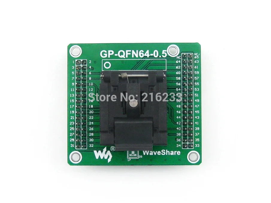 QFN 64B 0.5 01 QFN64 MLF64 Enplas IC тестовая розетка программирующий Адаптер 0 5 мм Шаг с PCB
