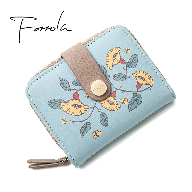 

Fashion Wallet Women Small Change Purse Card Holders Ladies Zipper Coin Purses Female Short Leather Wallets Portefeuille Femme