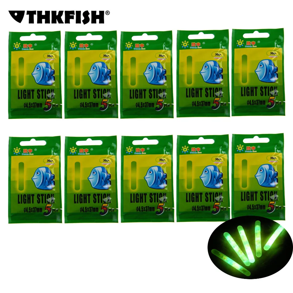 10 حزم ضياء: 6.0X50 ملليمتر 4.5*37 ملليمتر 7.5*75 ملليمتر ليلة الصيد تعويم الوهج الإضاءة عصا الصولجان الأخضر الكيميائية الوهج عصا ل الصيد تعويم