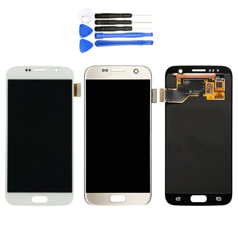 

100% Tested Assembly For Samsung Galaxy S7 SM-G930 G930V G930T G930A LCD Display + Touch Screen Digitizer With Tools