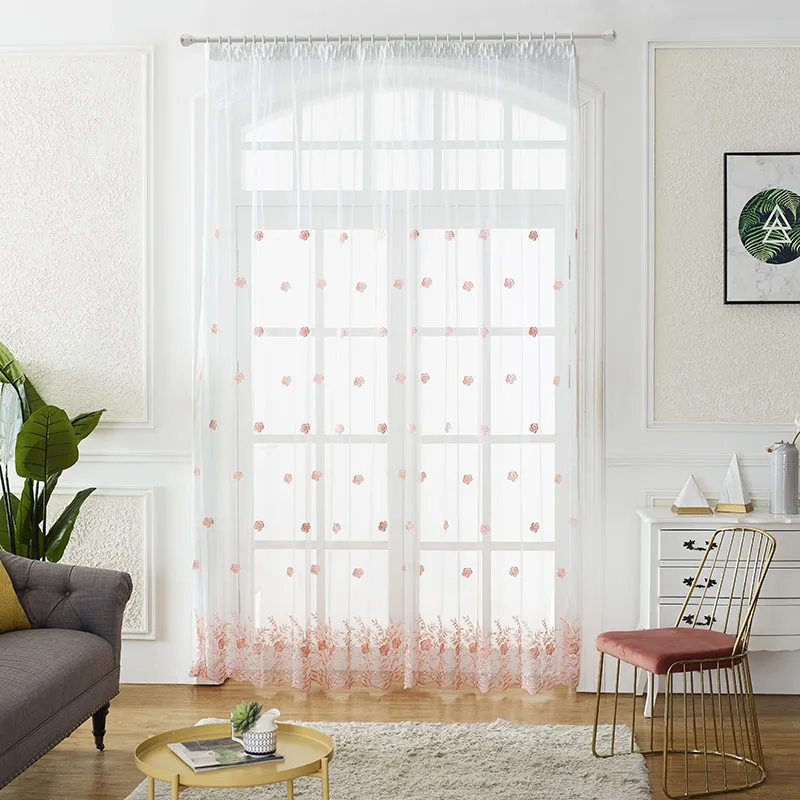 

Window Screening Door Yarn Curtain 1pc Curtains For Living Curtain Fashion Simplicity Modern Window Treatments Voile Curtain