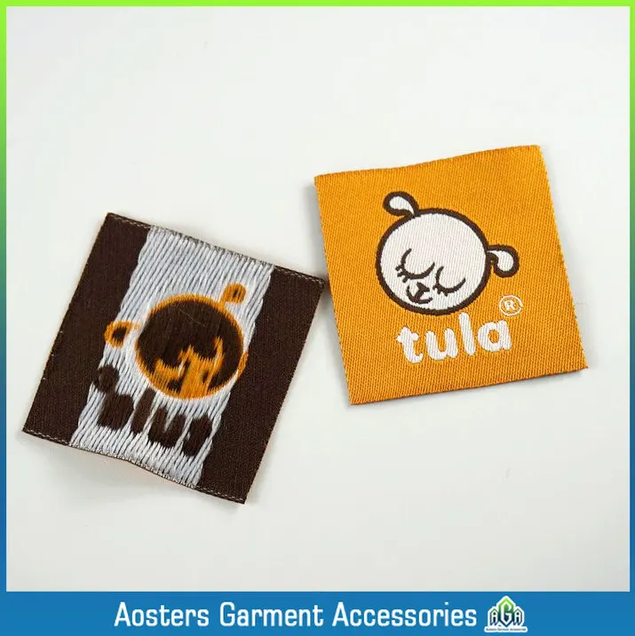 custom high quality colourful polyester clothing label free china post | Дом и сад