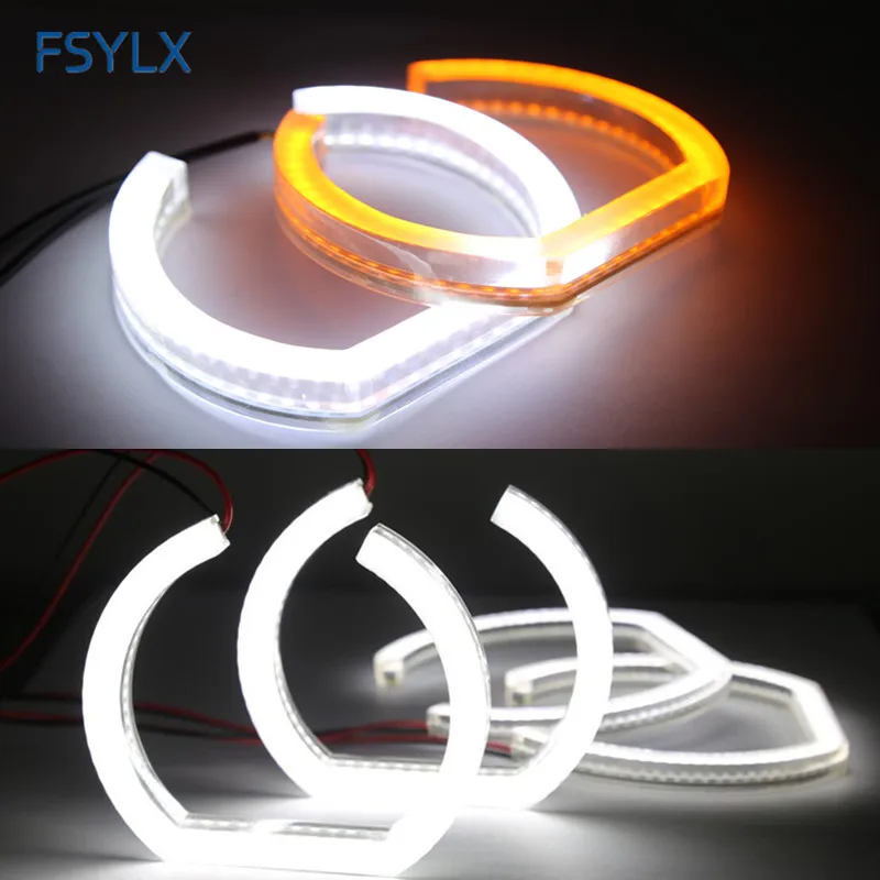 FSYLX Кристалл SMD СВЕТОДИОДНЫЙ ангельские глазки для BMW F30 F35 светодиодный DRL Дневной