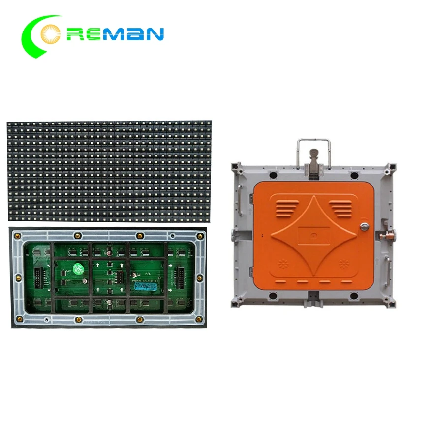 

P8 Outdoor Advertising Video Screen Full Color LED Display Panel Module 256*128mm 8mm 32x16dots