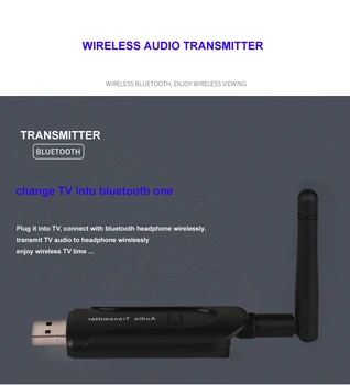 

Bluetooth Audio transmitter for Sound System Receptor Bluetooth sender Bluetooth Music transmitter for DHTV PC BHB5