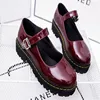 LoveLive  Student Lolita Shoes College Girl Shoes Commuter Uniform Shoes PU Leather Shoes A793 ► Photo 3/6