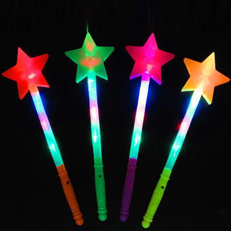 Luminous Toys Led Stick Star Love Heart Projection Glow Festival Wedding New Year Party Decoration Supplies | Дом и сад