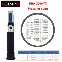 Olimpo тестер антифриза RHA-200ATC гликоль с 'C Цельсия автомобиль беттерия жидкости автомобильный тестер без коробки ATC