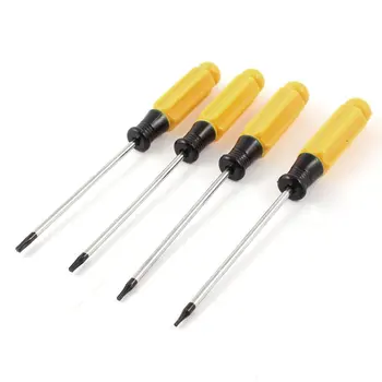 

Yellow handle plum T5 T6 T8 T10 head screwdriver set 4 pieces
