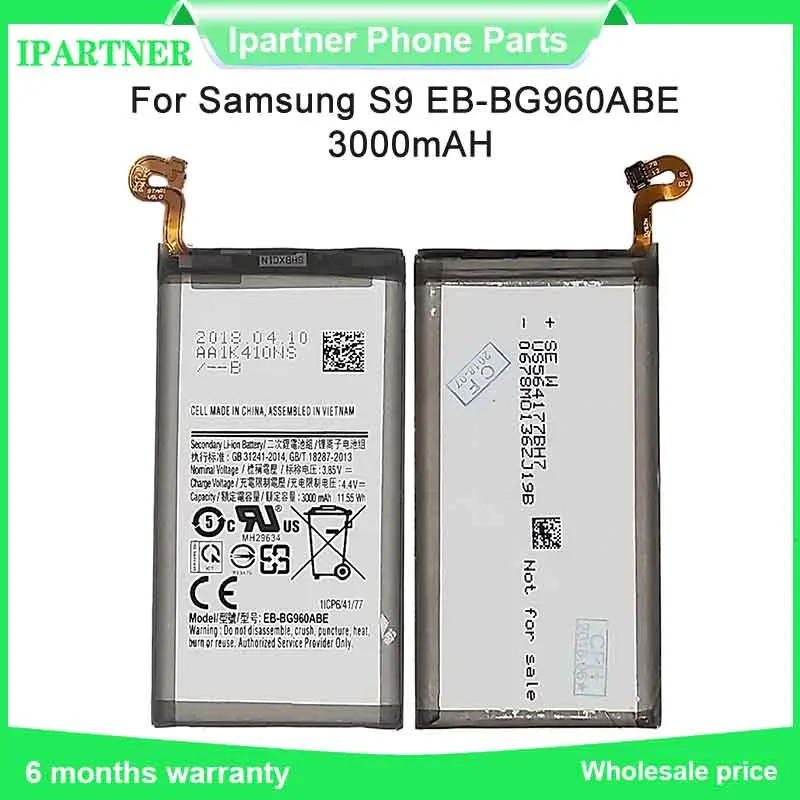 For Samsung For GALAXY S9 Battery EB BG960ABE G9600 SM G960F SM G960