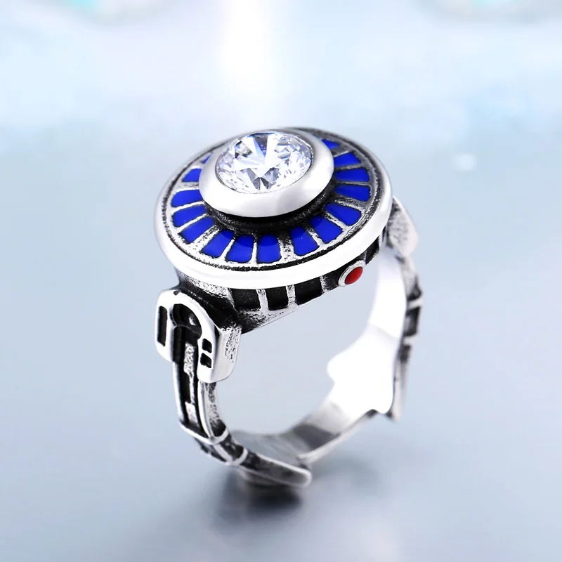 BEIER 2018 NEW Man Star Wars Fighter ring Factory Price 316L Stainless Titanium Steel Movie Jewelry BR8-246