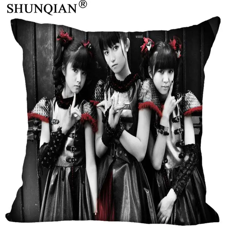 

New Arrival babymetal Square Pillowcases zipper Custom Pillow Case More Size Custom your image gift