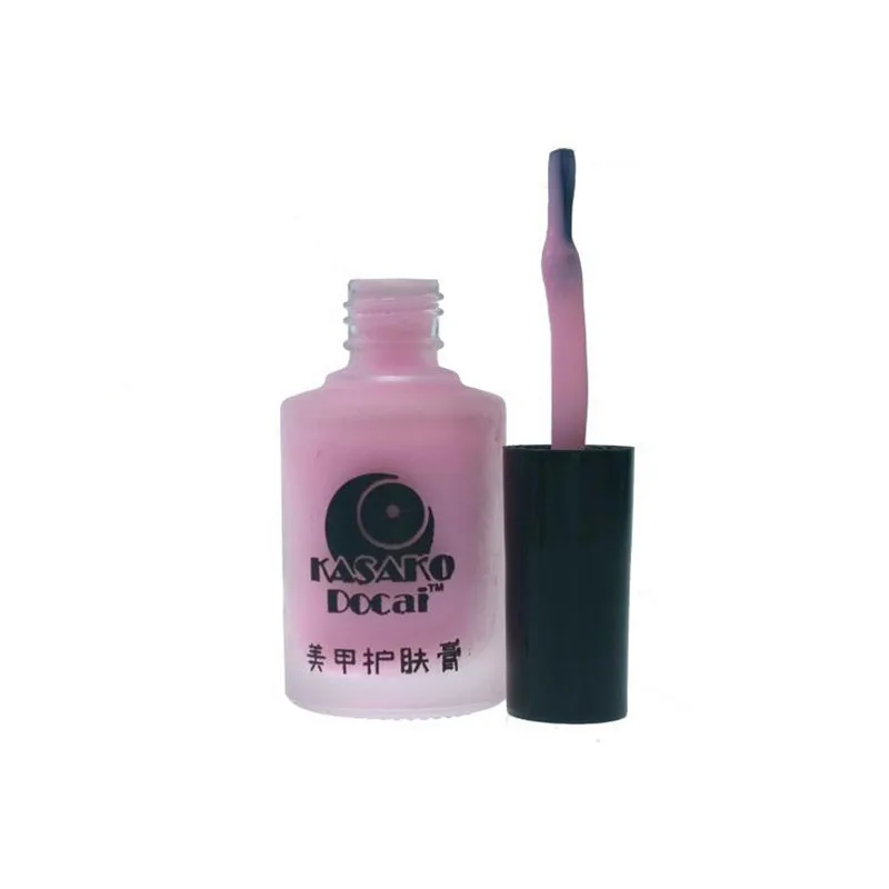 LNRRABC распродажа 1 шт. 15 мл модные популярные 7 цветов защита для кожи отклеить лак для ногтей легко очистить крем от кутикул - Цвет: Purple